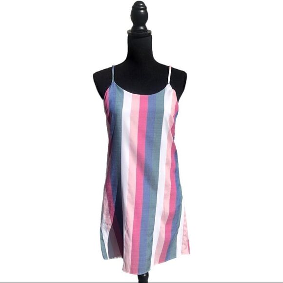 Striped Spaghetti Strap Dress - Picture 2 of 6